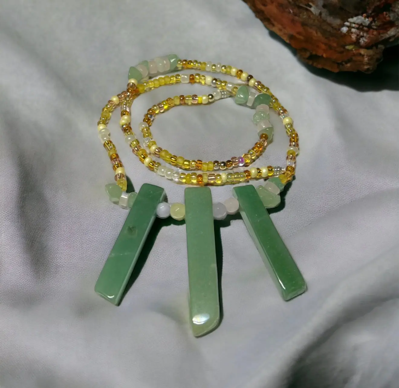 Aventurine Crystal Waist Beads
