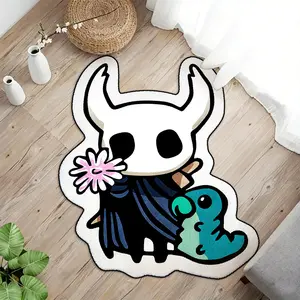 Cartoon Pattern Floor Mat, 1 Count Cute Soft Floor Rug, Non-slip Washable Floor Carpet, Decorative Mat for Home Living Room Bedroom