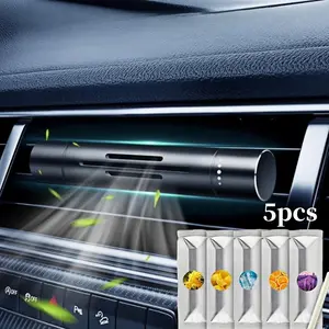 Car Air Vent Fragrance Diffuser, 6 Counts/set Car Air Freshener, Car Air Outlet Aromatherapy Diffuser, Car Interior Accessories for Men & Women, Car Interior Diffusers, Waterless Car Diffuser, Car Accessory