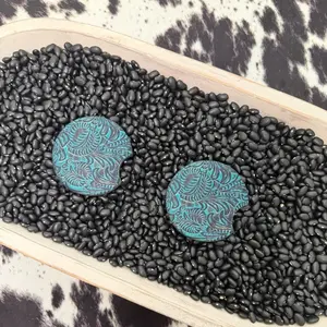 Pink Paisley Car Coasters Set of 2 Soft Absorbent Material Fits Most Cup Holders Easy to Clean Perfect for Gifts and Personal Use