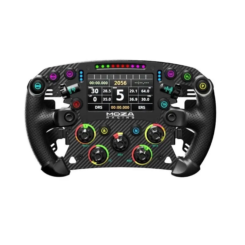 Moza Racing FSR2 Formula Wheel 280mm Sim Steering Wheel with 6 Paddles for Enhanced Gaming Experience