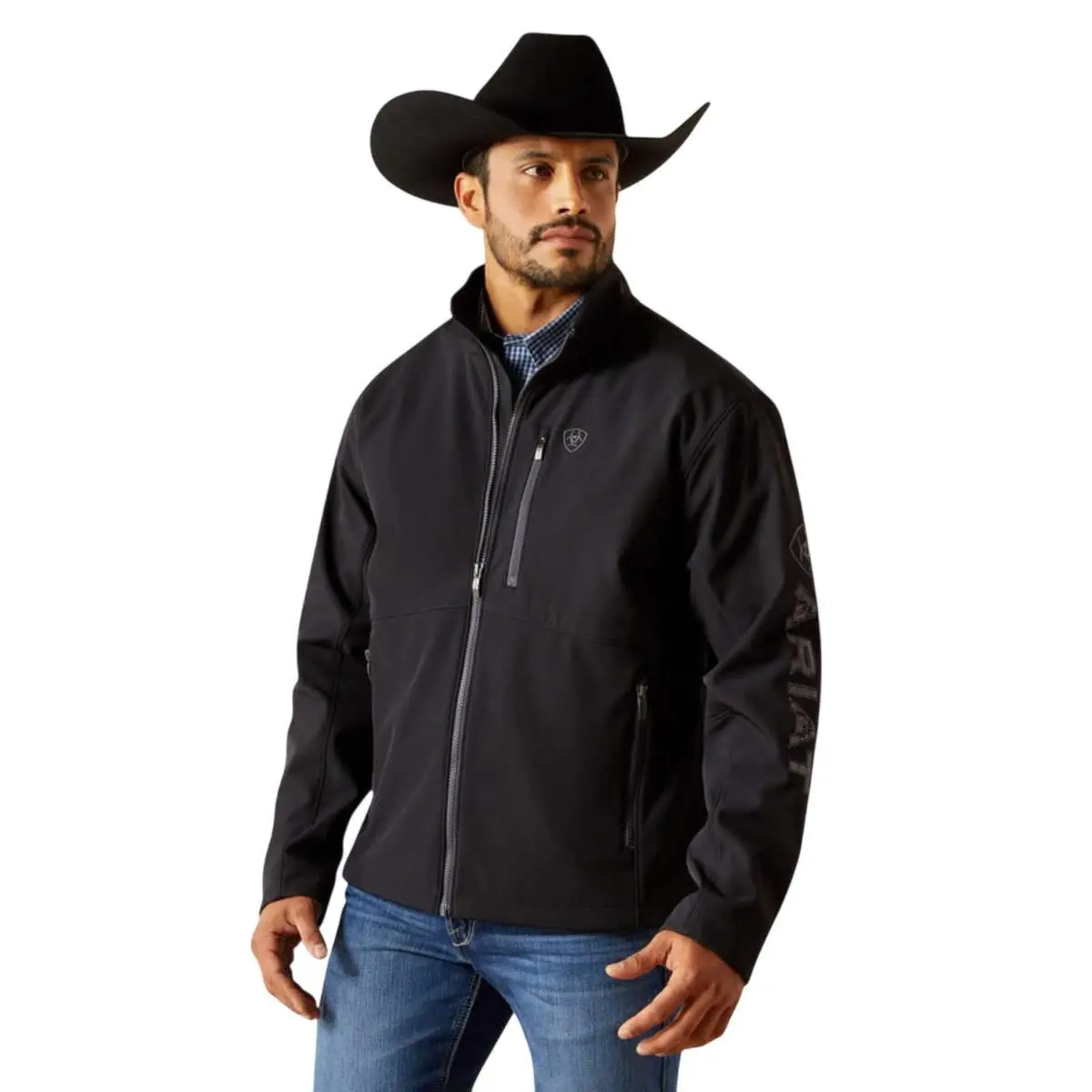 Ariat Men's Logo Softshell Phantom Jacket Ariat Men's Logo Softshell Phantom Jacket