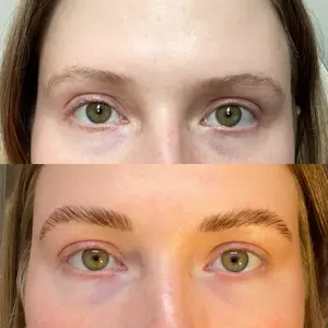 Brow Lamination Kit, KERATIN Eyebrow Lamination Kit Professional DIY Brow Lift Styling Kit For Fluffy Thicker Eyebrows, Instant Quick Perm For Brows Growth 8-weeks for Salon,Home Use