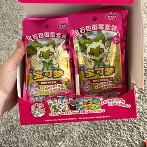 2026 Pokemon TCG S-Chinese Gem Pack Badge Set Exclusive