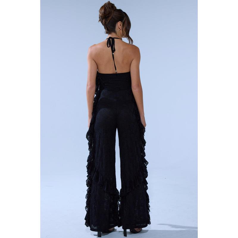 FREE AS A BIRD RUFFLED JUMPSUIT