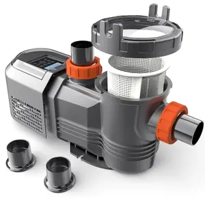 VARMINPOOL Variable Speed Pool Pump,3.0 HP, 220V-240V, Inground Pool Pump with Timer, High Flow 10567 GPH Self P... Variable Speed Pool Pump,2.5 HP, 220V-240V, Inground Swimming Pool Pump with Timer, High Flow 11359 GPH Self Priming with Filter Basket