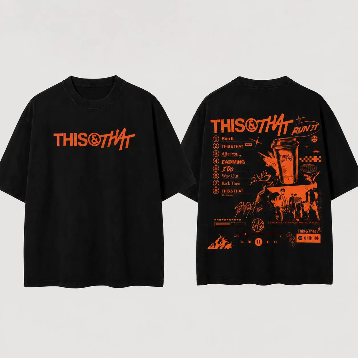 This And That Track List Run It Shirt, 2026- 2027World Tour Run It Shirt, Kpop Sweater