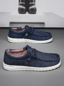 Men's American Flag Print Slip on Walking Shoes, Casual Comfortable Breathable Sports Shoes, Fashionable Sneakers for Daily Wear, Trainer, Lightweight Breathable Shoes