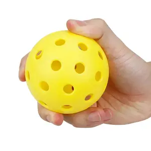 12 pack pickleball balls - durable 40 hole set 72mm