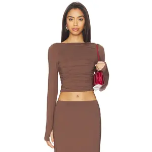 Nakedvice The Ledger Top in Cocoa