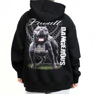 Pitbull - Unisex Hoodie Sweatshirt T-Shirt Oversized Outfits Casual, Chicanos Clothing, Cholo Clothes Mexican Style