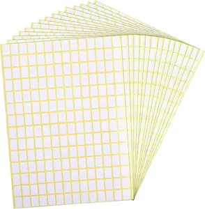 2940PCS Matte White Labels Stickers 0.5" X 0.3" Small Blank Labels Removable Price Stickers to Write on Sticky Name Tags for Jar Diamond Art Boxes Folder Envelope Office Kitchen (13 X 9 Mm) Trinkrittey