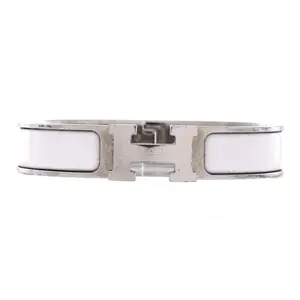 Pre-owned Hermes Clic H Bracelet Enamel Narrow by Rebag
