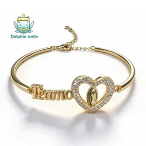 Te Amo Bracelet Virgen de Guadalupe Bracelet Virgen Mary Women Bracelet San Judas Tadeo Women Bracelet San Judas Bracelet Virgen Mary Bracelet chris hand chain bracelet