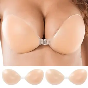 Women's Silicone Adhesive Bra Set, Invisible & Reusable Design, Perfect for Weddings & Summer, Comfortable Daily Wear, UnderwearGift(Sheet)