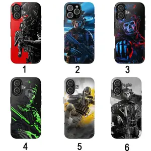 Call of Duty Ver 2 phone Cases For iPhone 17 16 15 14 13 12 Promax Pro Plus, Double-layer hard shell protection,best Gift