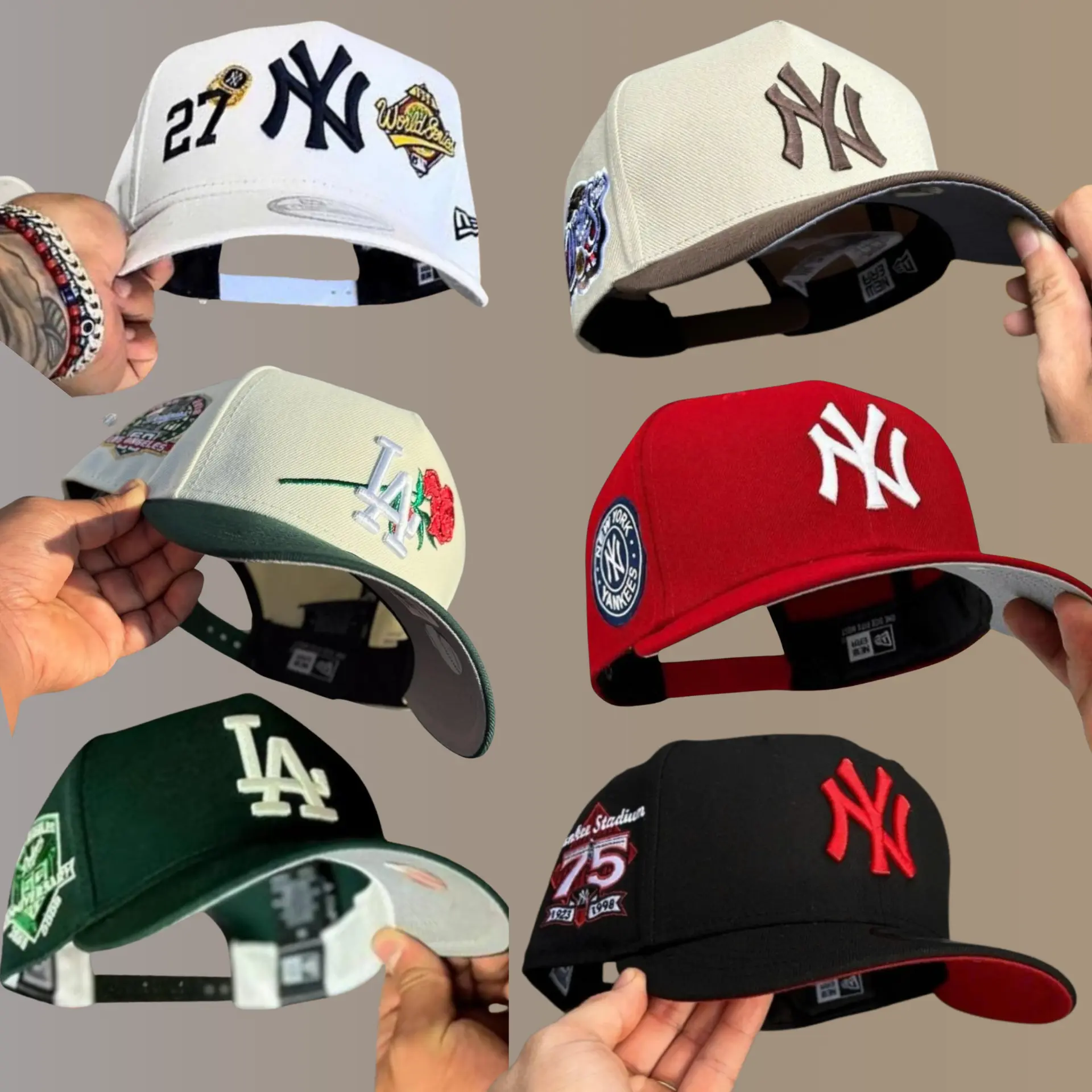 New Era MLB LA Dodgers NY Yankees 9FORTY 59FIFTY Baseball Cap – Adjustable Snapback Hat for Men Women, Premium Embroidered Logo, Curved Brim Trucker Style, Unisex Hip Hop Streetwear, Classic Sports Fashion USA 2026