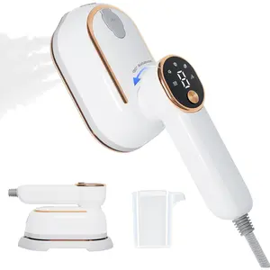 Travel Steamer, Steamer for Clothes, 1200W Clothes Steamer with 10-Second  Heat Up, LED Display and 180? Rotatable Handle, Ceramic Soleplate for Travel  and Office