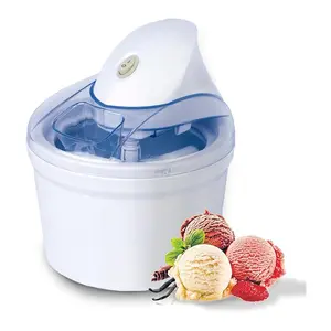 Small mini ice cream machine for home use, making ice cream quickly and conveniently, and easy to store and store