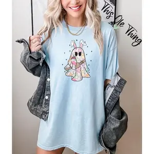 Cute Bunny Easter Ghosty unisex T-Shirt