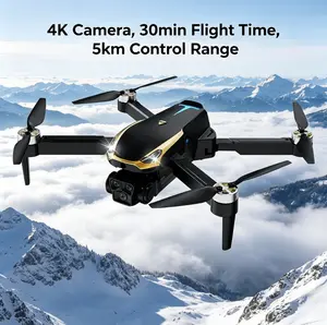 Aerial Drone M8 Pro 2026 - GPS Positioning, 4K UHD EISCamera, 5G WiFi FPV, Brushless Motors, Optical Flow Hover,Intelligent Obstacle Avoidance, Auto Return, 360° Stunt Roll,Two Batteries
