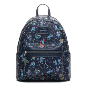 Loungefly Disney Lilo & Stitch Zodiac Glow In The Dark All-Over Print Mini Backpack - 707 Street Exclusive
