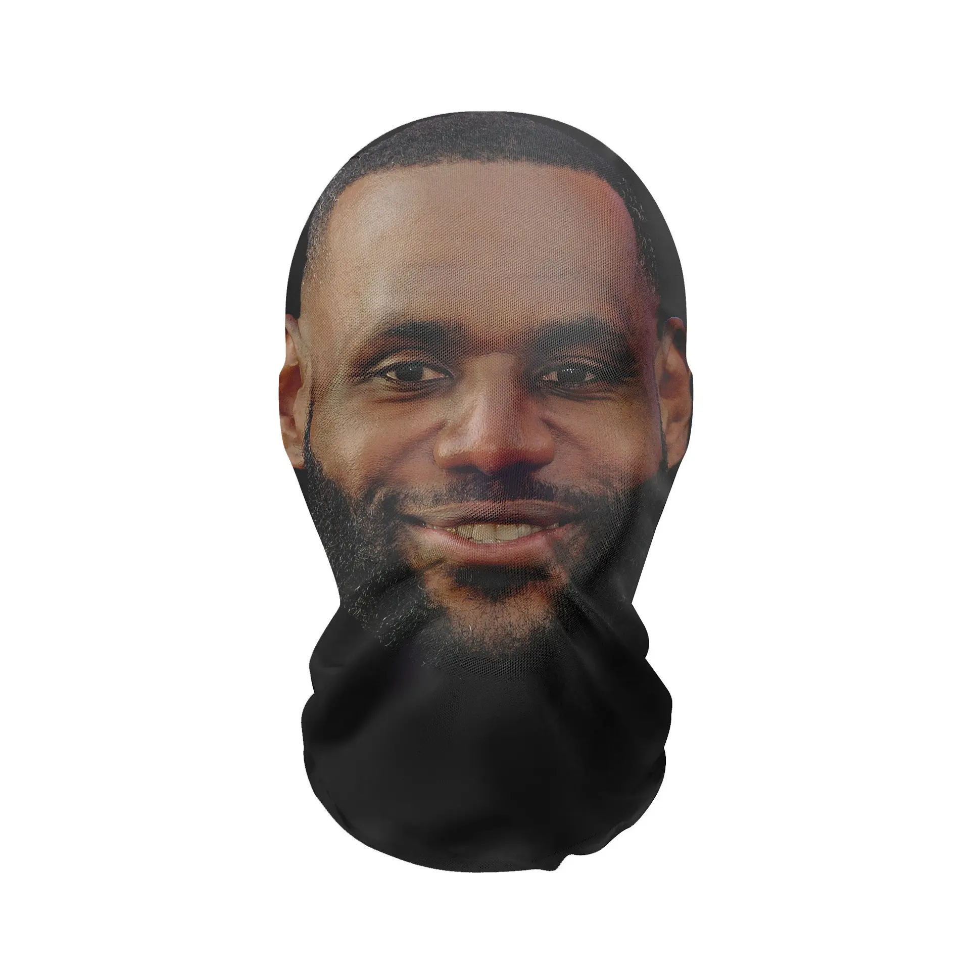 Hilarious Elastic Prank Mesh Face Mask - Funny Printed Cosplay