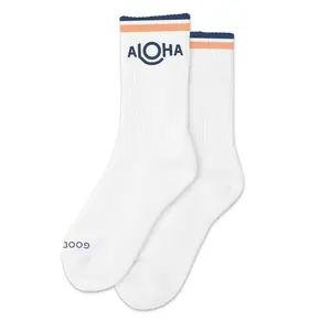 ALOHA Stripes Crew Socks
