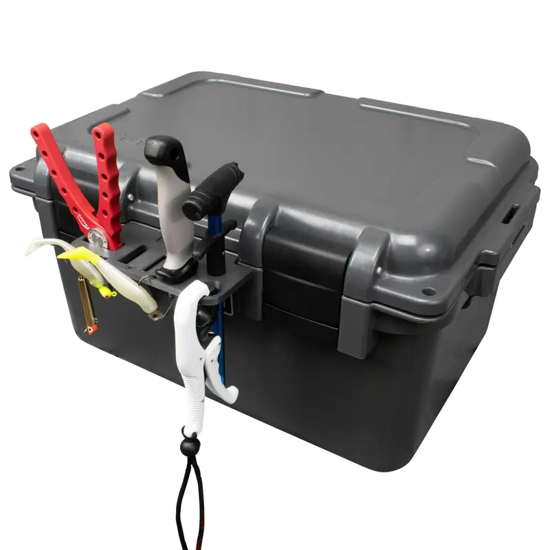 bucket ice fishing rod holder for YETI LoadOut Eagle Claw Rod Holders provide rod security and a better rod tip placement to see bites Brocraft Ice Fishing Bucket Rod