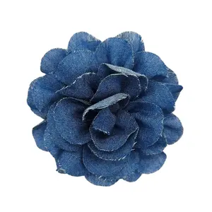 Elegant Camellia Flower Brooches for Women Fashion Corsage Lapel Pin