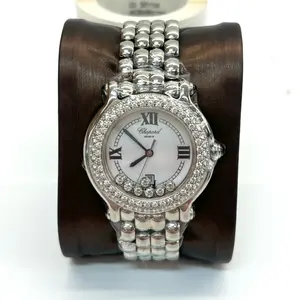 Chopard Happy Sport, Model 8236, Stainless Steel with Original 7 Floating Diamonds, Quartz Watch, Circa 2017, N 23388811