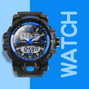 Men's & Teen Boys' Multi-Function Smart Sports Digital Watch – Waterproof with Alarm, Ideal for Students & Adults
