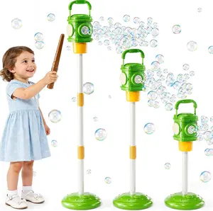 Standing Bubble Machine for Kids（Blower and Wand），Automatic Bubble Toys，Light, Height 47 in，Kids Outdoor Playing Equipment, Bubble Outdoor Playset Outside Toys for Toddlers 1-3 3-8#SummerVibes