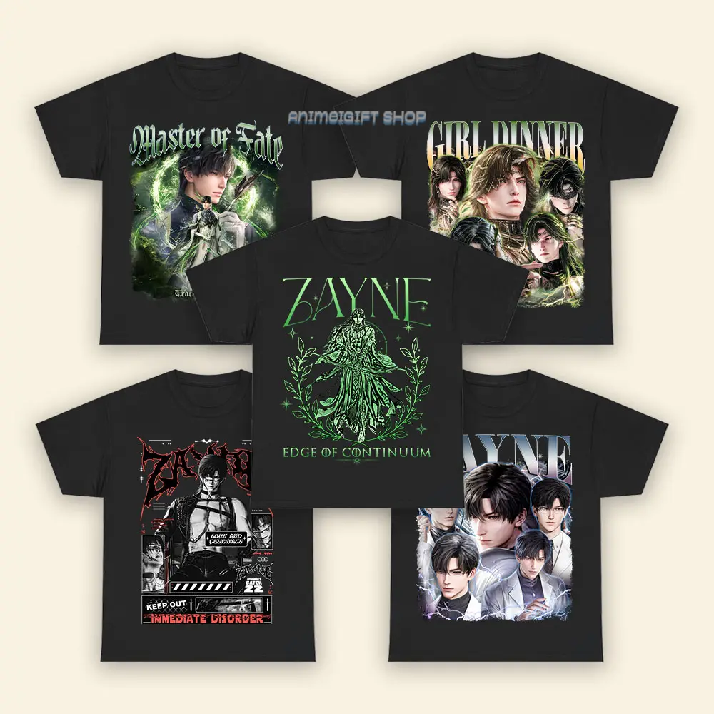Zayne Love and Deepspace Shirt, Trace of Divinity Crewneck T-shirt Ototme Game Gift For Fan 100% Cotton Fabric True To Size Shirt