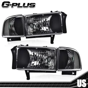 Fit For 1994-2002 Dodge Ram 1500 2500 3500 Headlights Corner Signal Lamps New