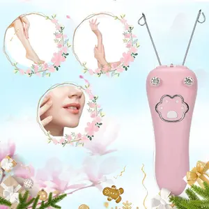 Electric Facial Hair Remover, Epilator Hair Remover, Cotton Thread Hair Removal Device for Body, Home Hair Removal Tool for Legs