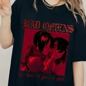 Eren And Mikasa Kiss Attack On Titan Shirt, Eren And Mikasa Unisex T Shirt, Attack On Titan T-Shirt, Mikasa Tee, Eren Yeager T-Shirt Cotton Top Tshirt Womenswear Garment Print
