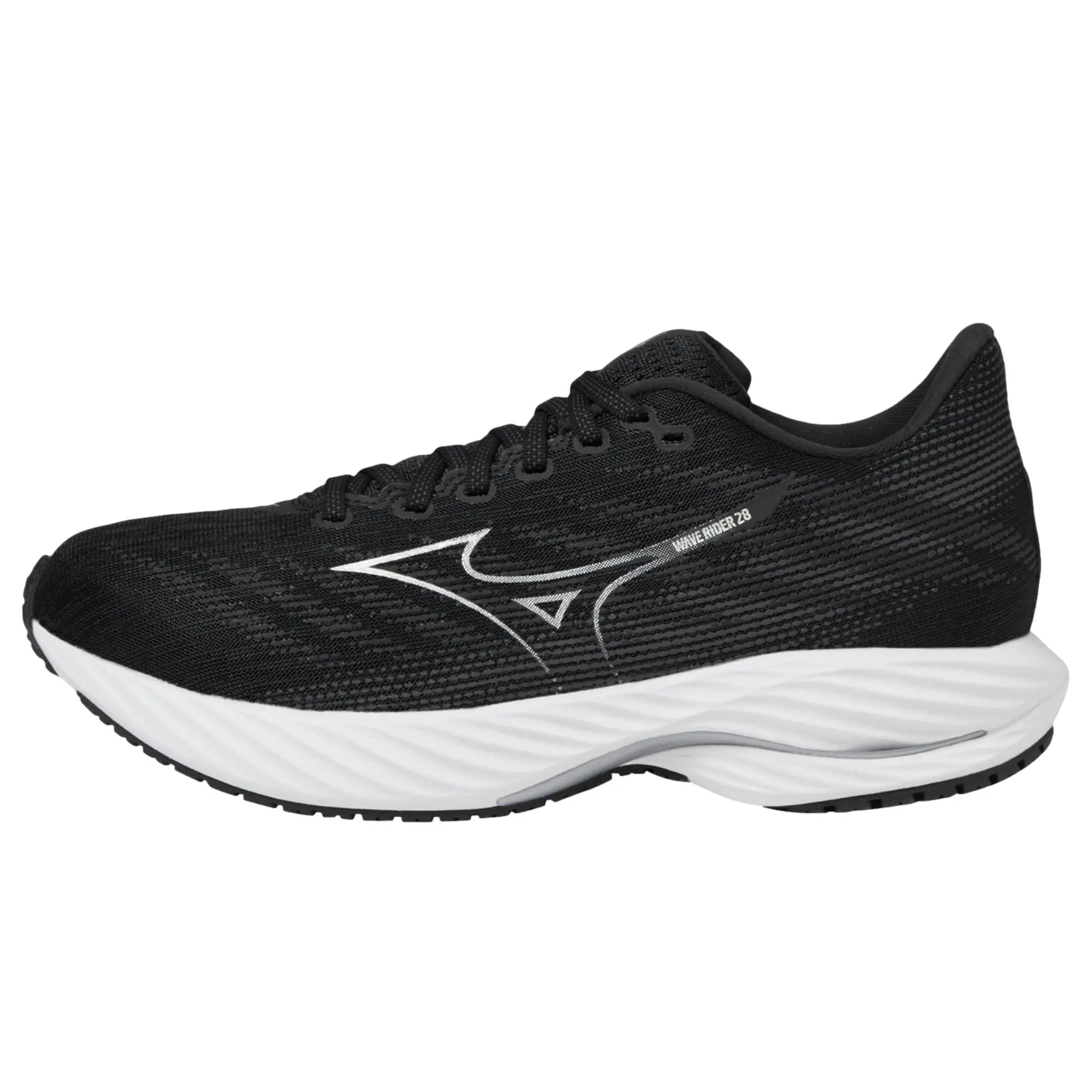 Mizuno Wave Rider 28 Black / Silver  J1GC240402 Men's