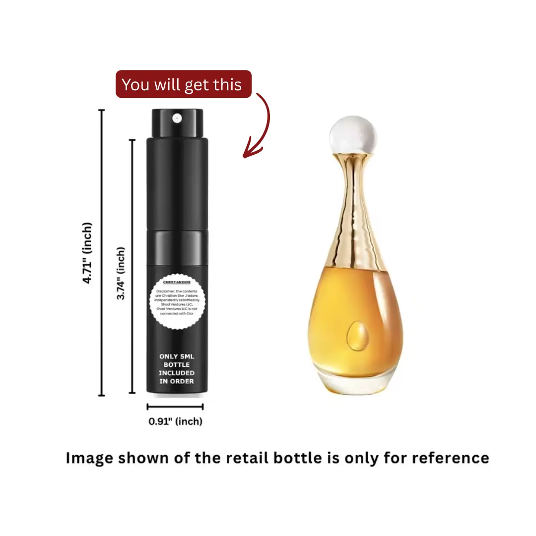 Dior J’adore Intense Eau de Parfum Women 5ml / 0.17oz | 100% Original Authentic Decanted Perfume Spray