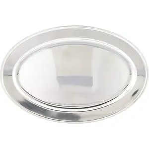 Serving Platter, Oval, 18"x 11-1/2", S/S