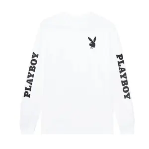 Playboy Masthead & Rabbit Head Long Sleeve T-Shirt