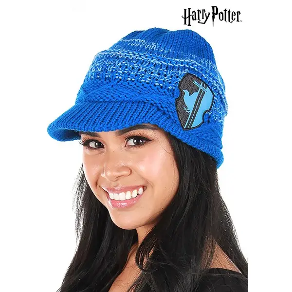 Knit Ravenclaw  Brim Cap