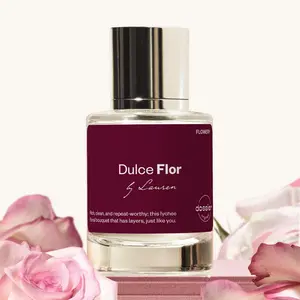 Dulce Flor, Lauren Giraldo Collab, Dossier, Women Perfume, 50ml, Eau de Parfum, Lychee, Rose Petals, Bergamot, Vanilla