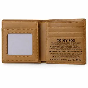 Handmade leather boys' wallet classic fashion design, son's birthday gift, boy's gift, children's gift creativity, children's birthday, mother's gift for son, son's congratulatory gift, son's graduation gift