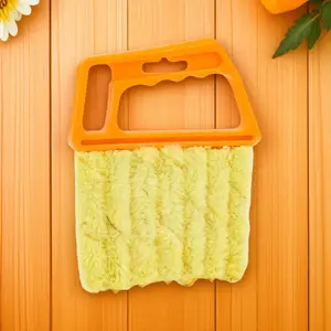 Multifunctional washable cleaning brush, Household cleaning tool, efficient curtain air conditioner dust duster deep decontamination tool, dust cleaning tool handheld window blinds mini dust brush, reusable detachable cleaning brush