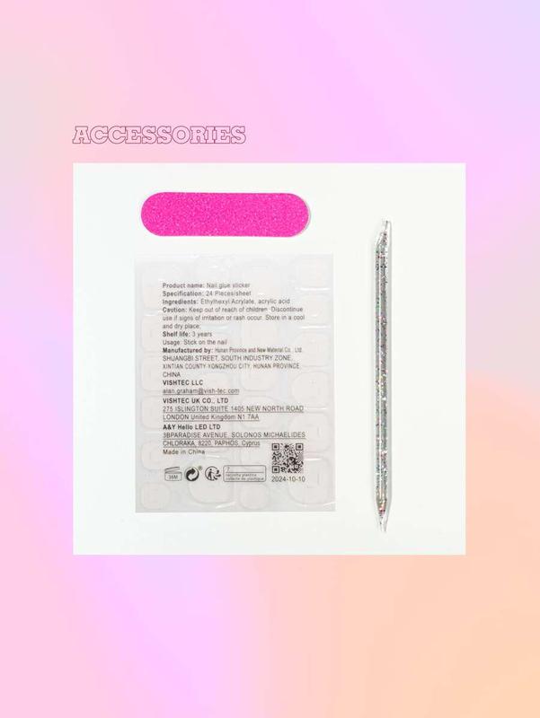 Spring/Summer Handmade Almond-Shaped Nail Tips With Y2K Chic Style, In Nude, White, Gold Colors Featuring Cross, Star, Asymmetrical Metallic Design, Suitable For Women & Girls To Wear At Parties, Weddings, Daily Life. 10Pcs/Set With 3 Sizes, Includes Nai