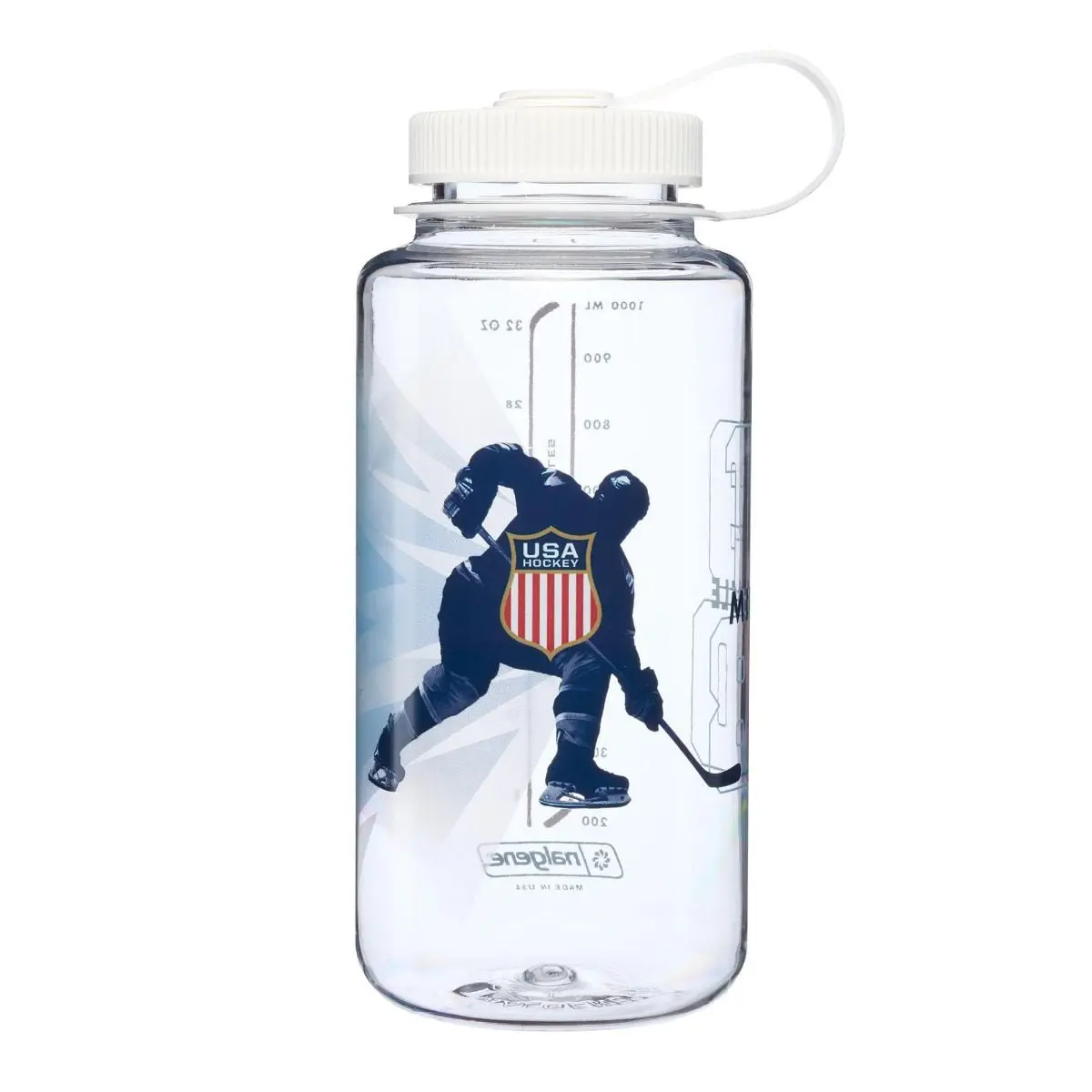 Nalgene 342934 32 oz Wide Mouth Sustain USA Hockey Water Bottle