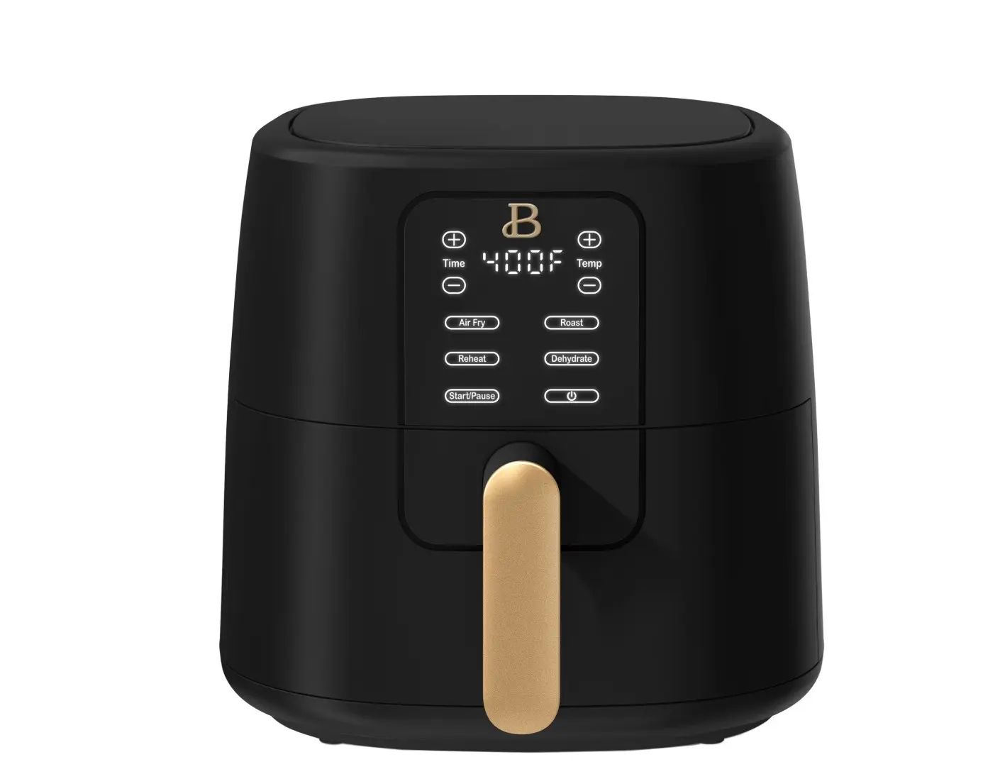 6 Qt Air Fryer with TurboCrisp Technology, EverGood Ceramic Nonstick Coating, Black Sesame