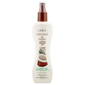 Biosilk Silk Therapy® with Natural Coconut Oil, Conditioning Detangling Spray, For Dogs, 7 fl oz (207 ml)