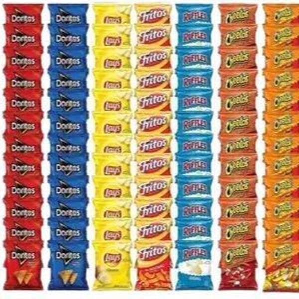 Frito-Lay Flavor Mix Snacks Variety Pack, Mega Size, 132 Count Crunchy Chip